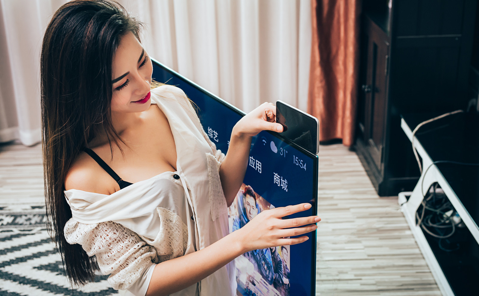 可以切西瓜的小米电视465英寸体验