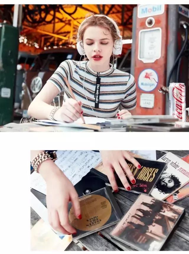 想要怎么穿都比别人瘦，只要一件条纹衫