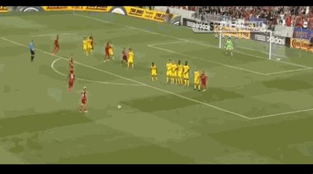 定位球的奇葩战术,十大任意球战术