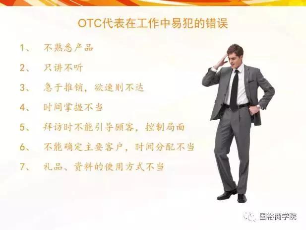 国裕商学院：如何成为一名优秀的OTC代表？