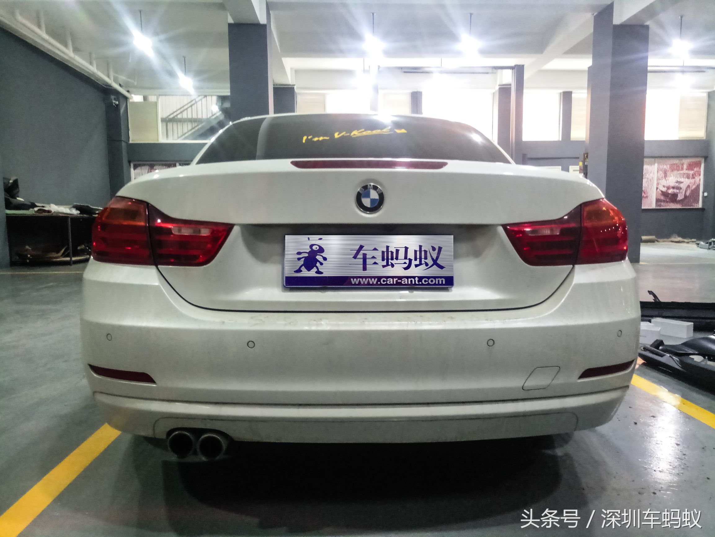 宝马4系敞篷改装街拍,新款宝马4系敞篷升级m4前脸