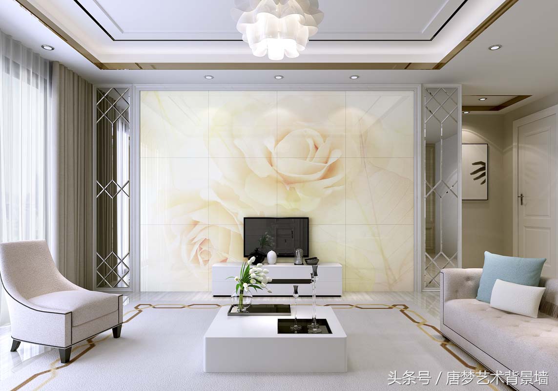 现代艺术感背景墙,现代轻奢艺术背景墙