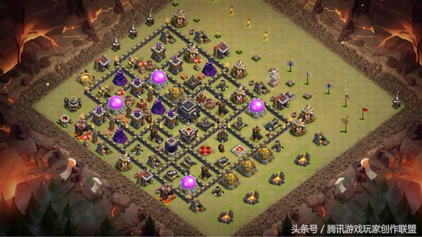 部落冲突九本神阵慢回放,部落冲突9本神阵分享