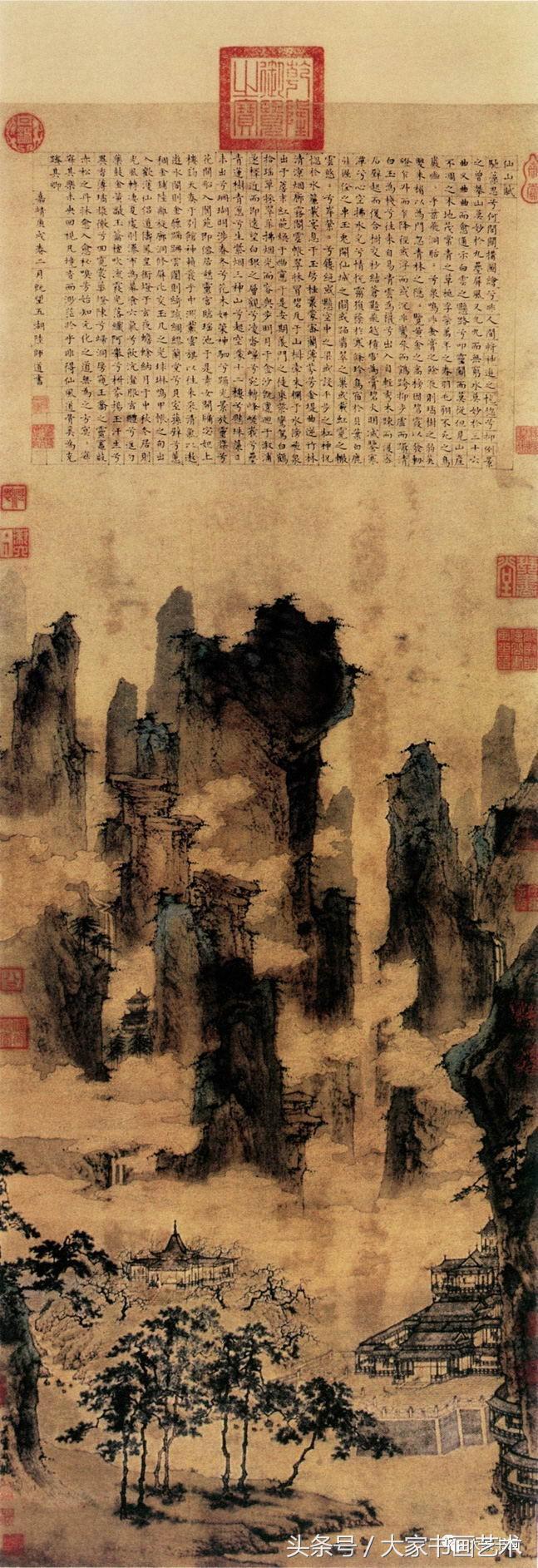 仇英20幅高清人物画作品欣赏,仇英山水画作品欣赏大全