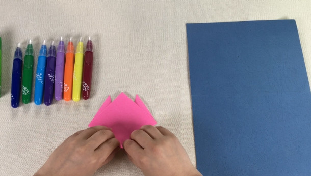 教师节手工康乃馨贺卡制作,教师节立体康乃馨贺卡制作过程