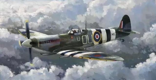 德军轰炸英国飞机,一架护航战机被击落