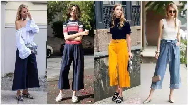 矮个子夏天穿阔腿裤好看吗,淡蓝色牛仔阔腿裤穿搭夏天学生