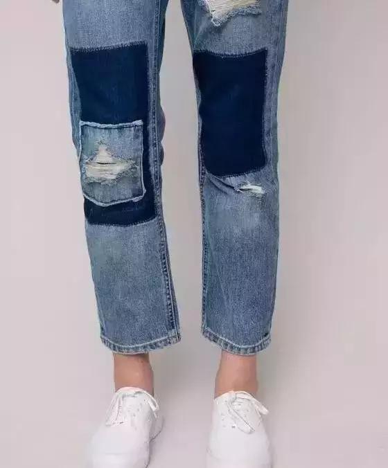 破洞牛仔裤越来越大,牛仔裤破洞拉丝断了怎么补