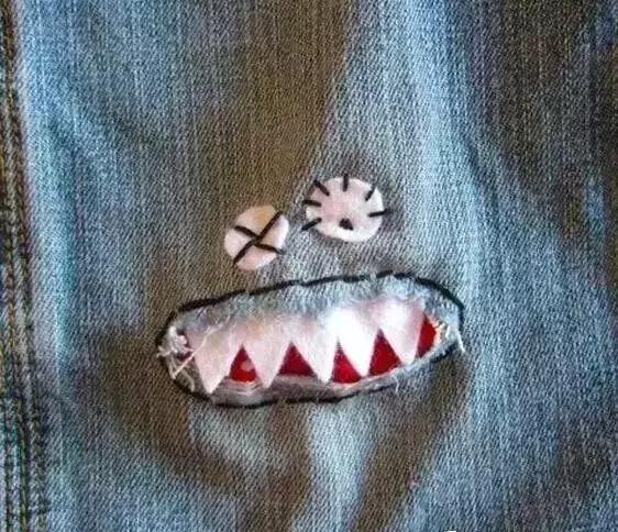 破洞牛仔裤越来越大,牛仔裤破洞拉丝断了怎么补