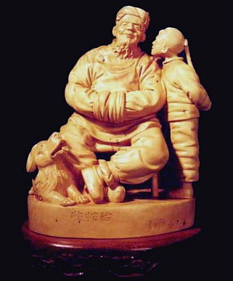 金龙木雕鱼的快速雕刻技法,木雕小鱼的雕刻技法是什么