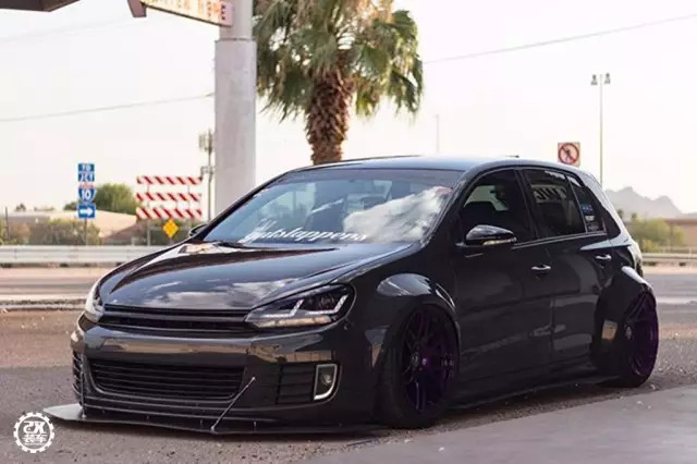 gti改7.5代高尔夫gti大灯,改了十几万的高尔夫gti