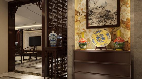 乌鲁木齐源凯·第一城，136平中式风三居室，简单中透出朴素优美