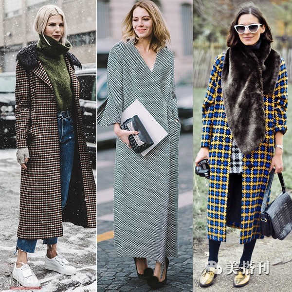 千鸟格永不落伍的复古元素,经典千鸟格超显品味气质
