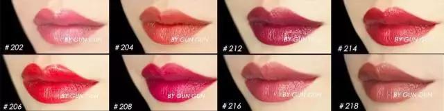 口红对比分析,口红颜值大比拼