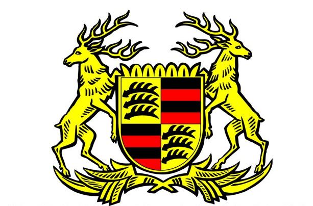 保时捷与法拉利的车标区别,保时捷车标进化史