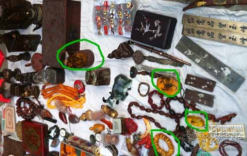 琥珀假原石的鉴别方法,琥珀蜜蜡造假材料