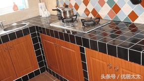 老家厨房柴火灶台,农村砖砌厨房灶台设计步骤和过程