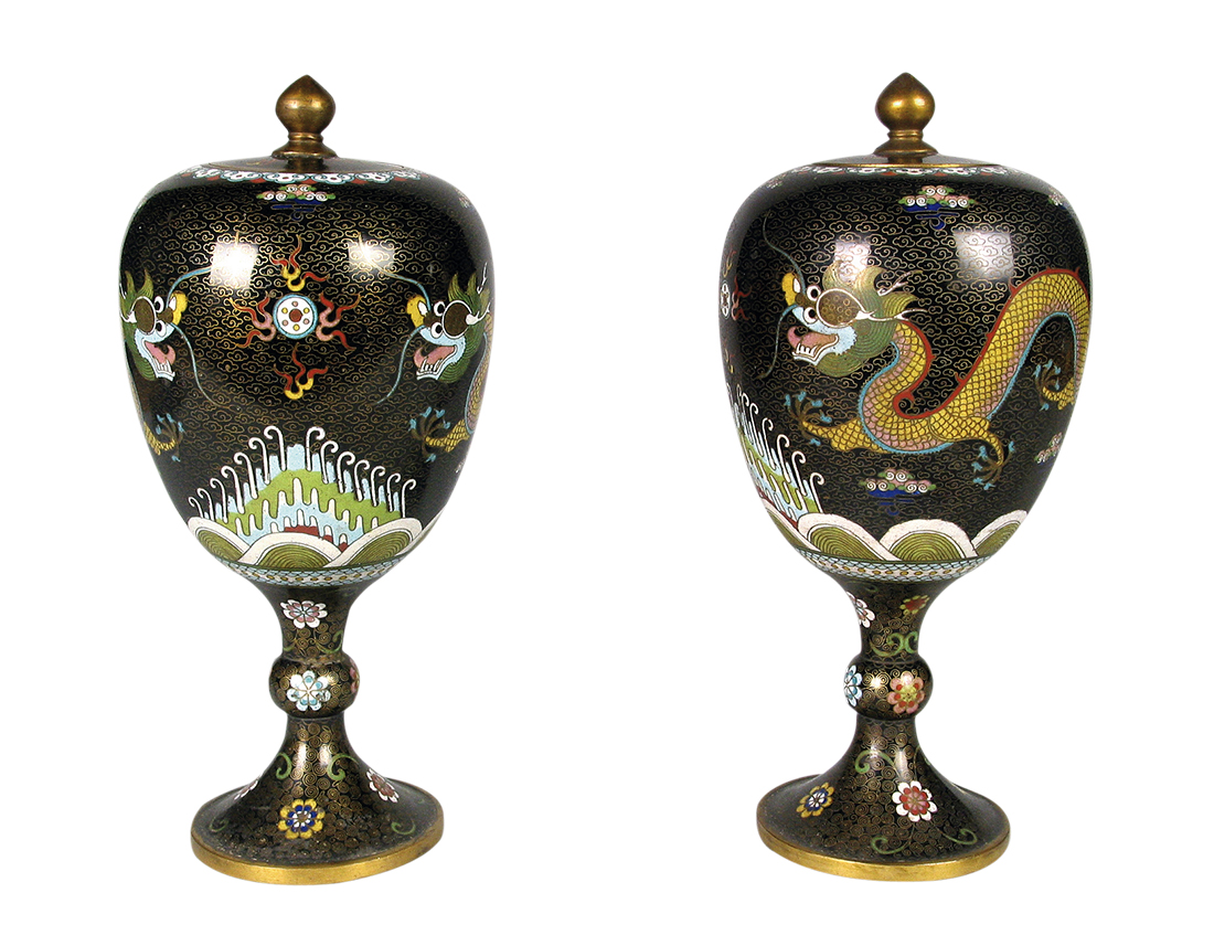 清三代珍品掐丝珐琅器汇编,清代掐丝珐琅器图真品