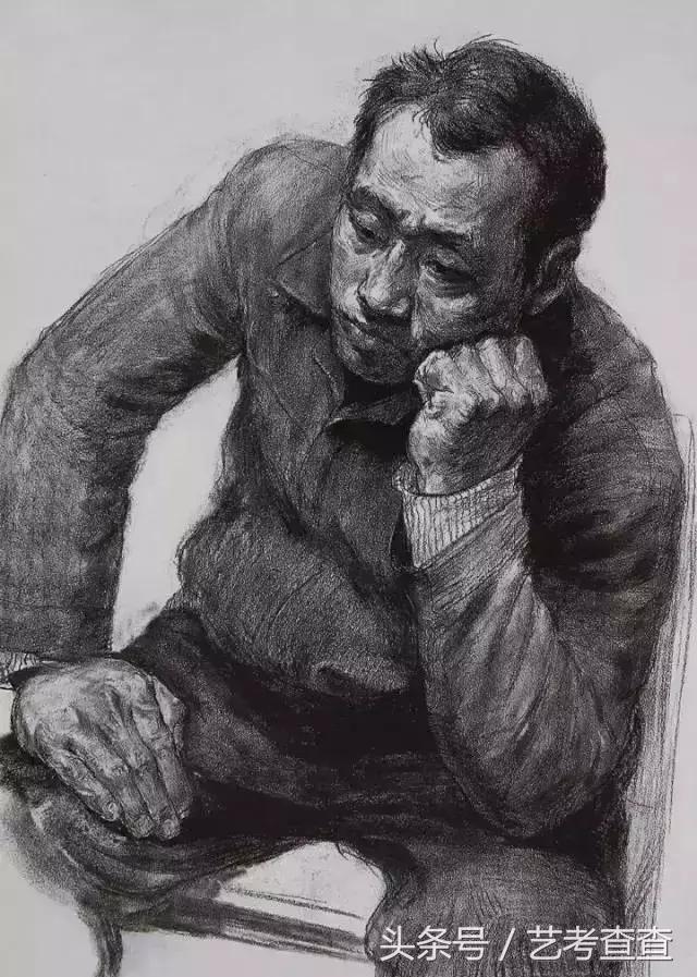 艺术高考素描速写色彩标准,中央美术学院素描静物高分卷