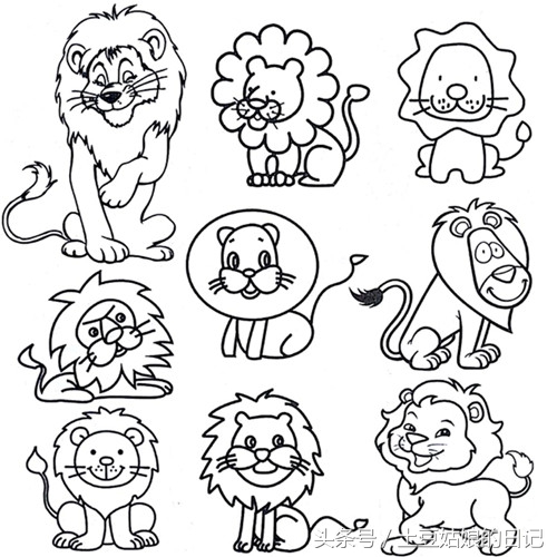 土豆姑娘的日记027-简笔画之森林里的动物朋友们3(蜗牛恐龙)