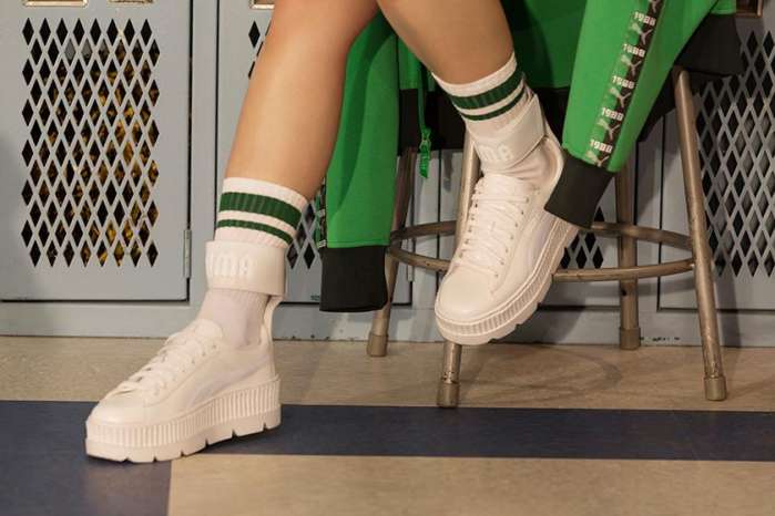 rihanna鍜宲uma鐨勮仈鍚嶆鏈嶈,pumabyrihanna绮夎壊