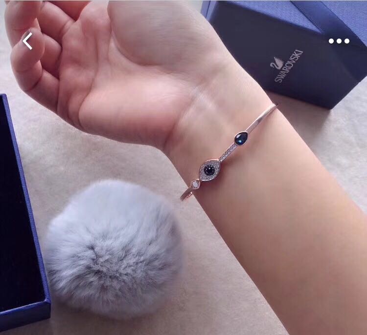 施华洛世奇swarovski恶魔之眼项链,swarovski施华洛世奇手镯