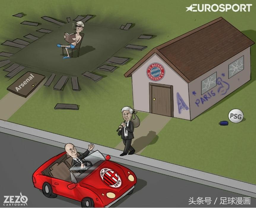 安切洛蒂足球动画,安切洛蒂淡定名场面漫画