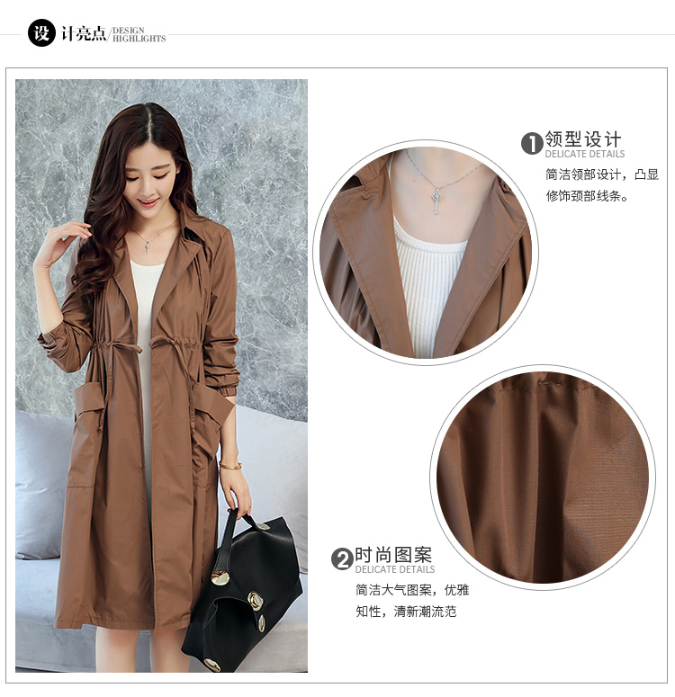 秋冬风衣女款中长款时尚款韩版,韩版风衣外套女中长款洋气大方