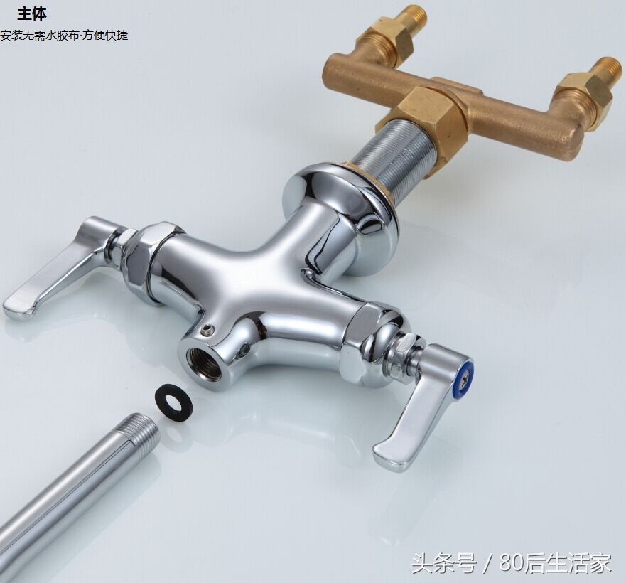 花洒带高压小喷头,高压花洒喷头手持增压浴室花洒