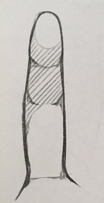 手指快速画法,弯曲的手指怎么画动漫