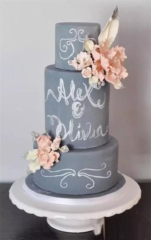 简单的婚礼蛋糕图片大全,最好看的婚礼蛋糕图片