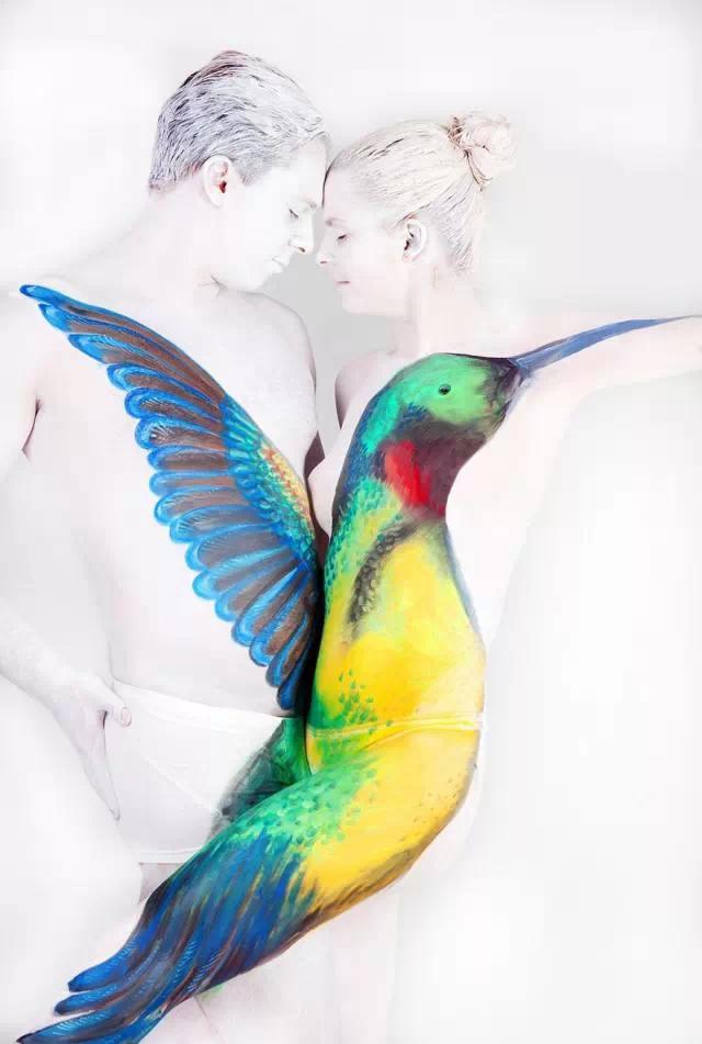 这是动物?不,这是人—人体彩绘告诉你眼见不为实