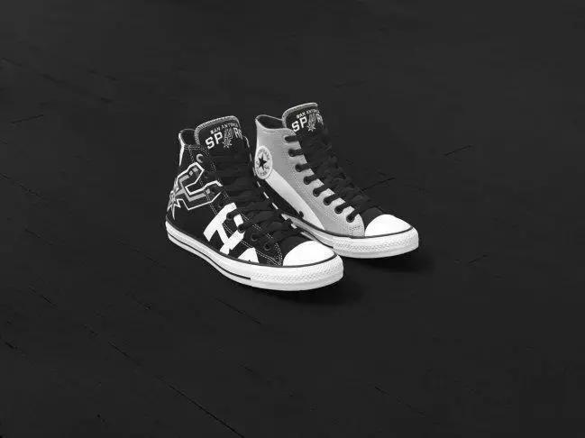 我的天,匡威居然把球衣裁开做了鞋面!