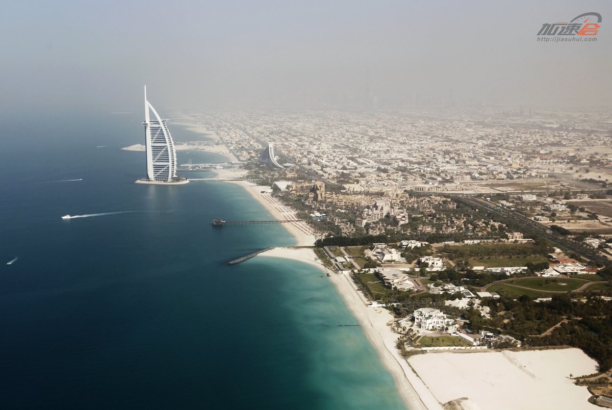 迪拜空中城市全景图,最壮观的迪拜图片