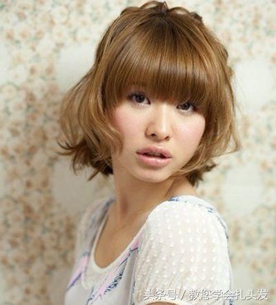 齐刘海发型怎么扎丸子头,扎丸子头适合的刘海发型