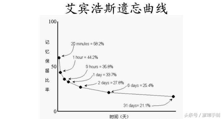 复习生字的方法,艾宾浩斯记忆曲线复习法