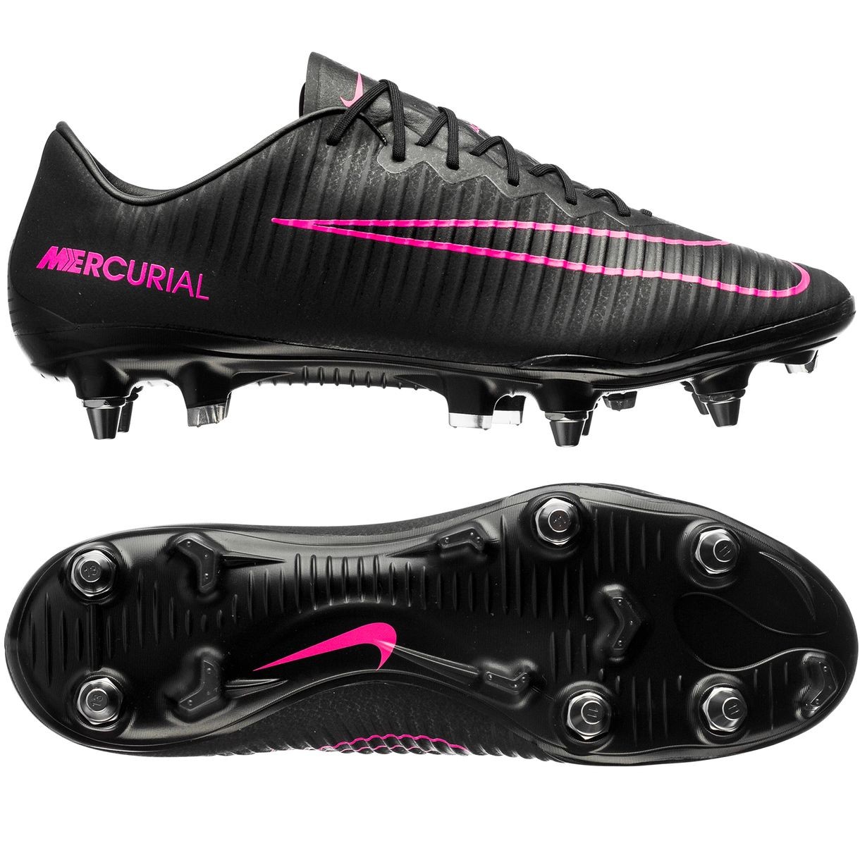 粉色足球鞋高帮全部都是粉红的,好看且实战好的足球鞋