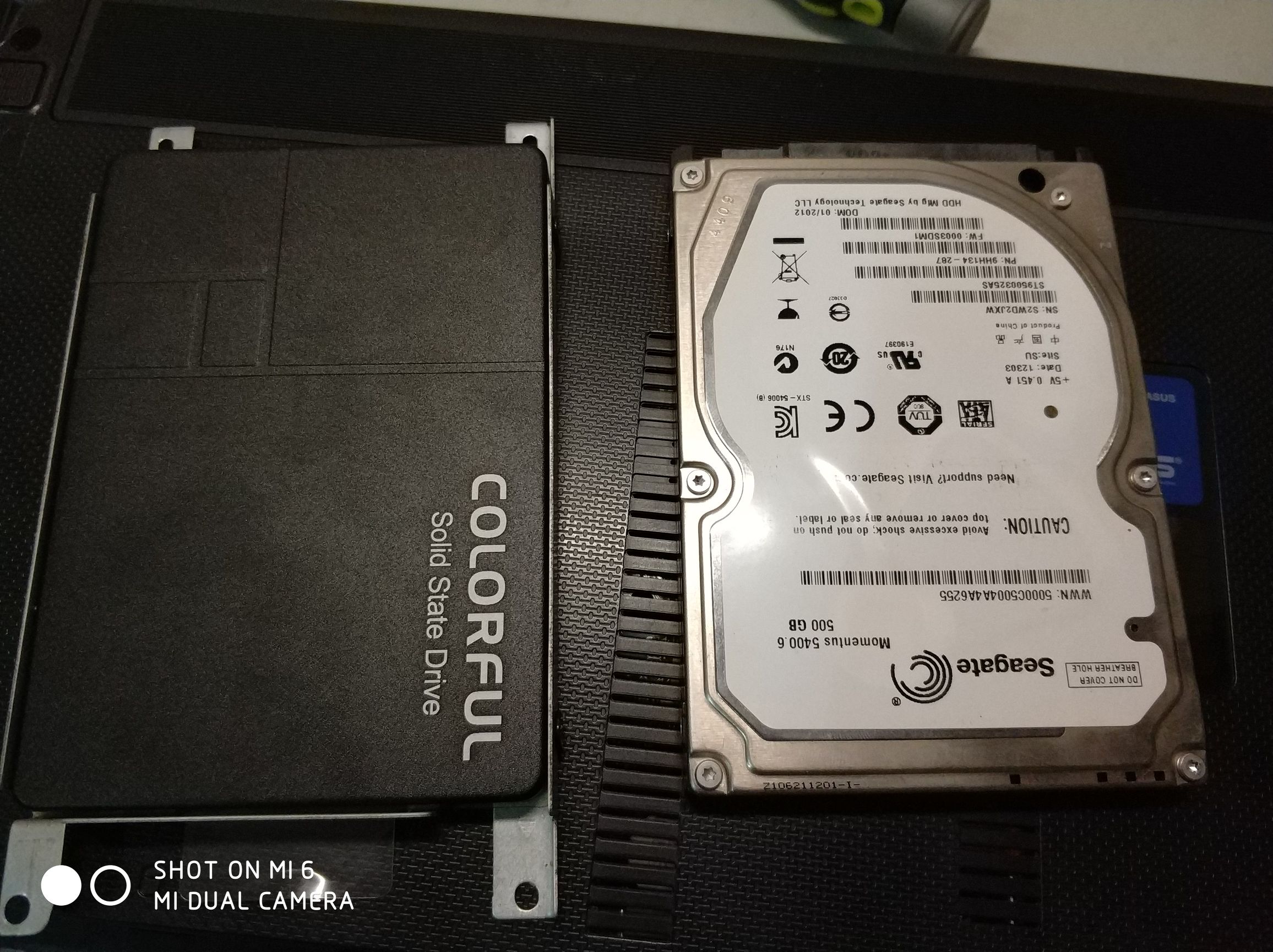 换个笔记本固态硬盘,换一个固态硬盘真的快很多嘛