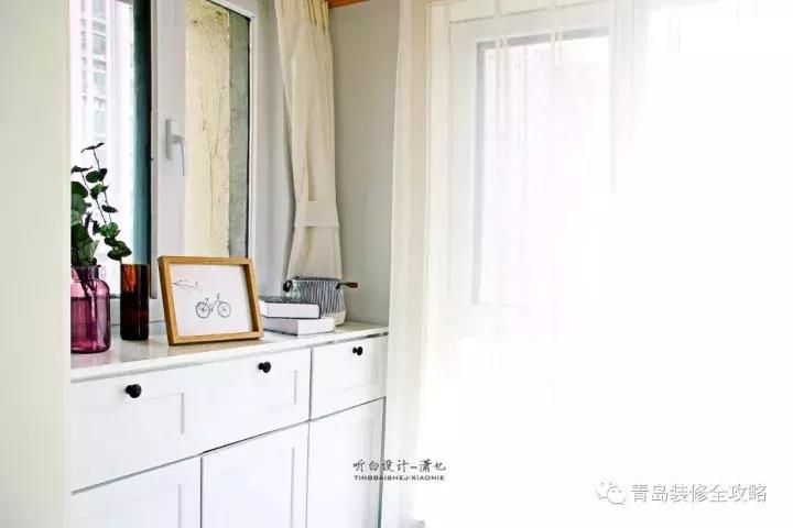 北欧风小户型三室一厅75平方米,唐岛one116平