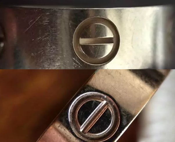 cartier卡地亚戒指怎样辨别真假,卡地亚52833戒指真假鉴定