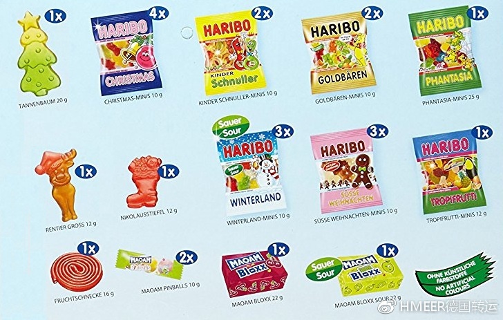 你好，我来自德国，是让你看了就想买的圣诞日历