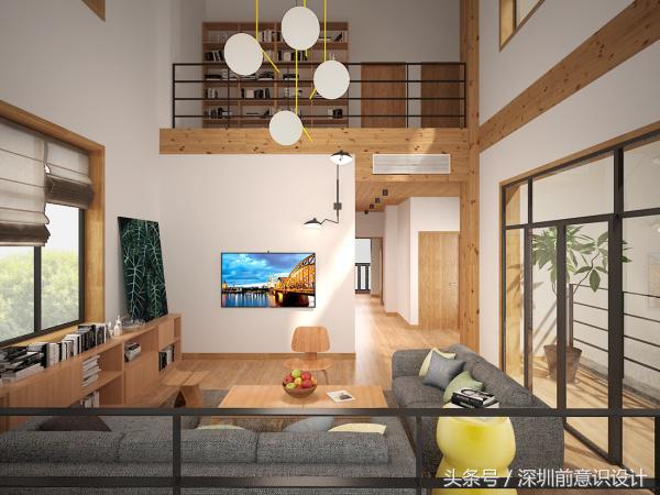 治愈系北欧风格装修效果图,北欧日式原木