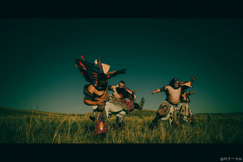 草原金秋美景图片,蓝天白云大草原的美图