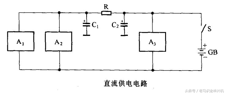 直流稳压电源电路图的识图方法,电路分析基础图