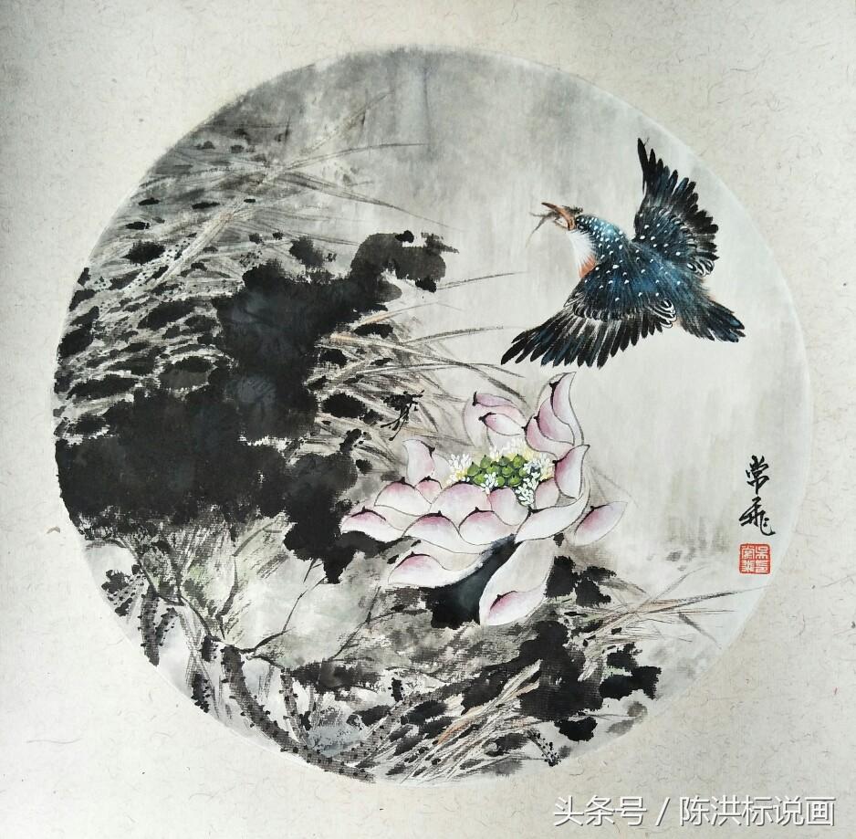 精美花鸟团扇22幅太漂亮了,团扇100幅欣赏