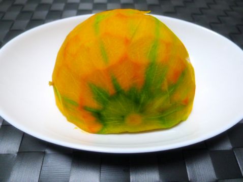 奶油南瓜甜品汤,抹茶奶油南瓜汤