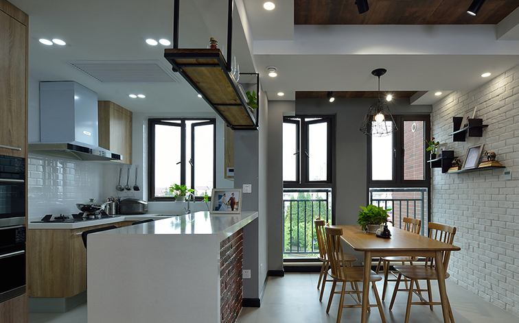 双宋结婚新房如果这样装~上海高桥新城89㎡北欧实景,隐形门亮了