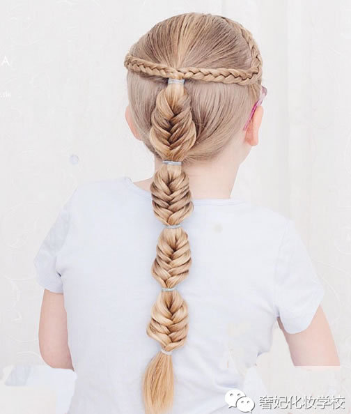 辫子的编发教程乔欣,丝巾编发教程简单好看乔欣