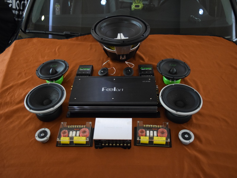 昆明发烧友汽车音响改装,昆明奥迪q4音响改装