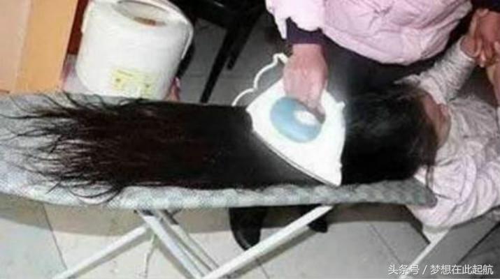 头发弯了不要紧，熨一下就好了，太逗了